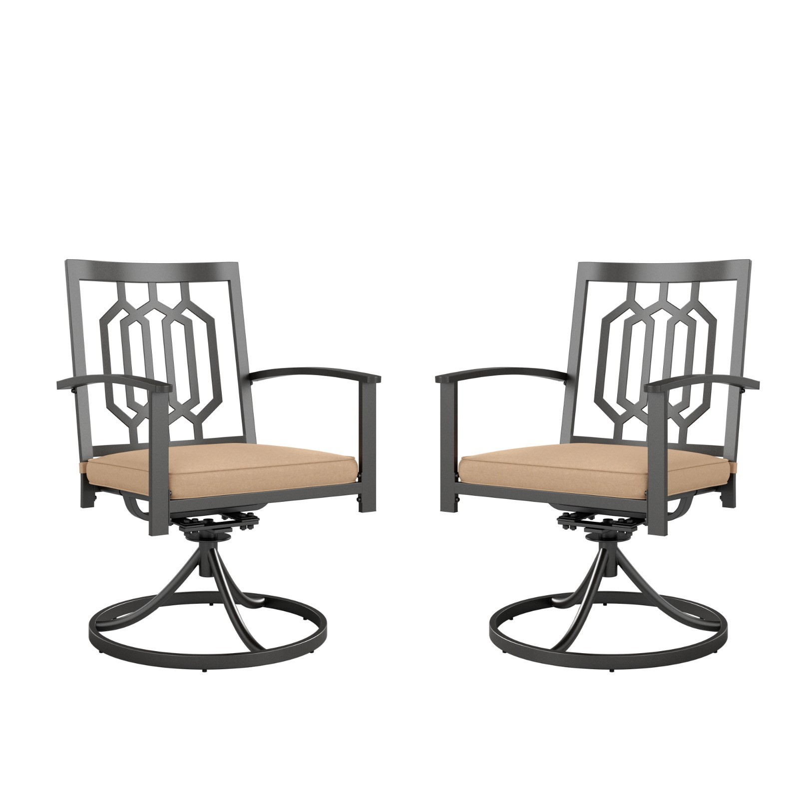 Kids Outdoor Dining Set - Swivel Outdoor Chairs Set of 2