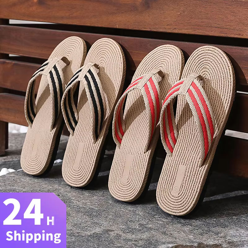 Kids Outdoor Shoes - Summer Men Flip Flops Flat Sandals