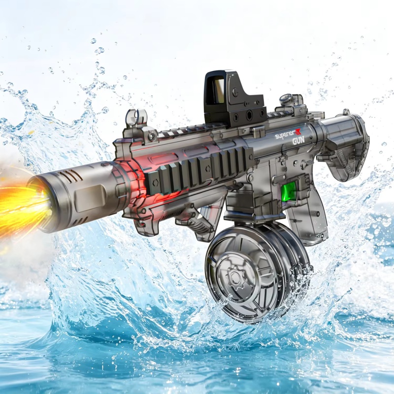 Kids Outdoor Water Play - Simulated Firing Electric Water Gun for