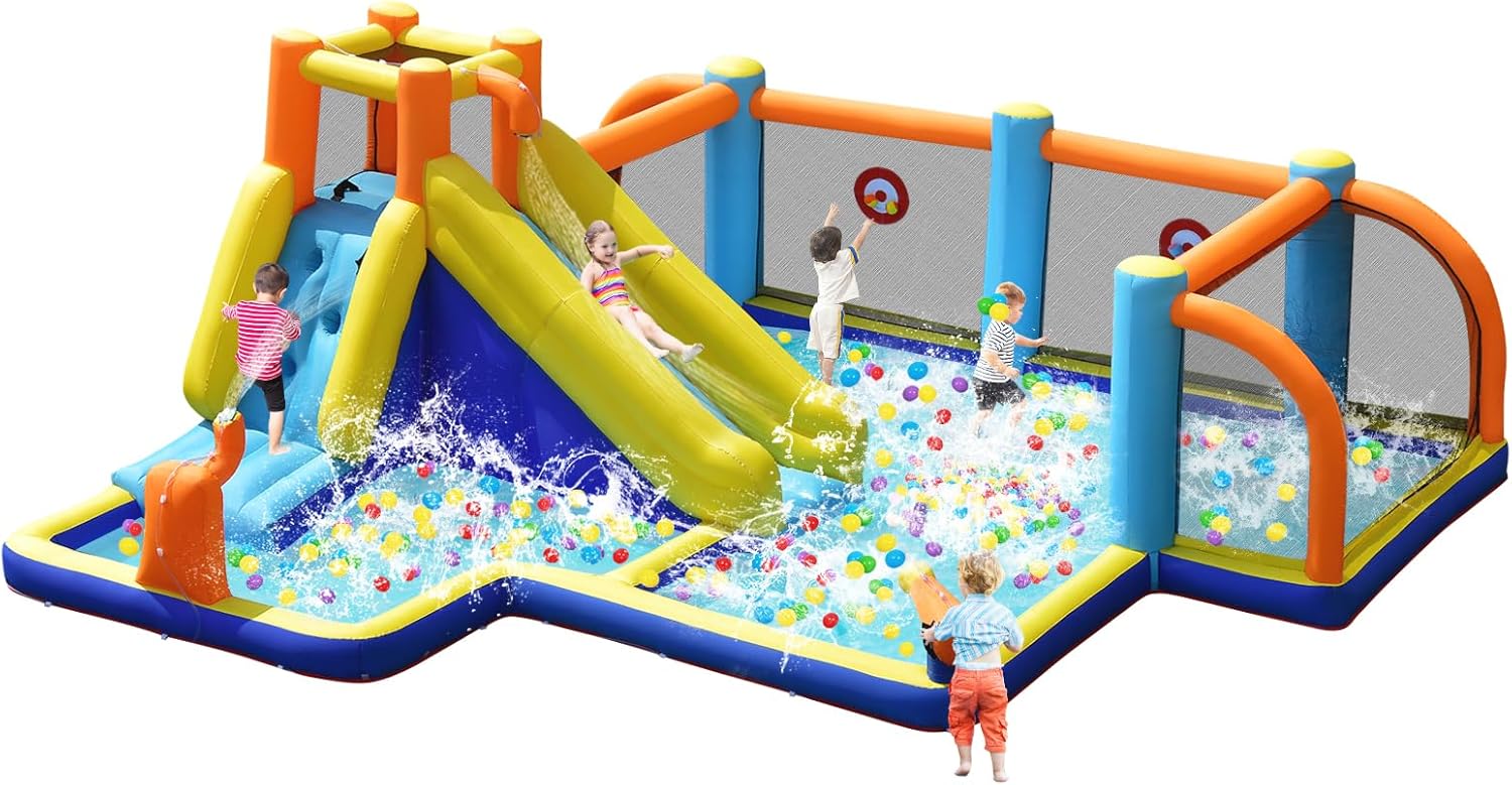 Kids Outdoor Water Slide - Giant Inflatable Water Slide Bounce House