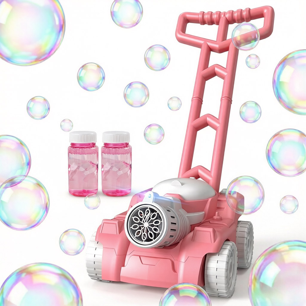 Kids Outdoor Lawn Mower - 1Pc Bubble Lawn Mower, kids push