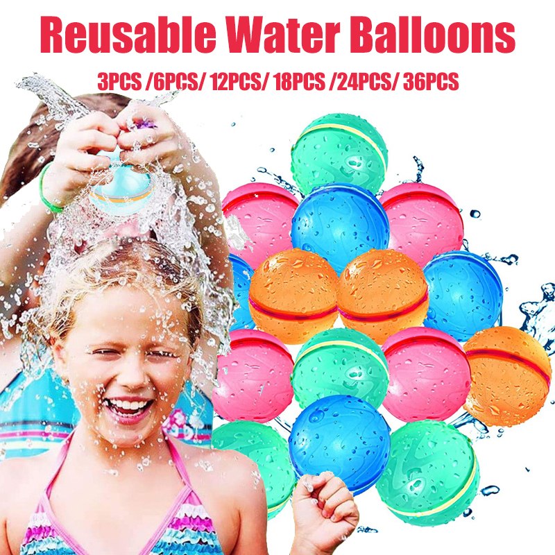 Kids Outdoor Water Play - Water Balloon Magnetic Reusable Water Balloons
