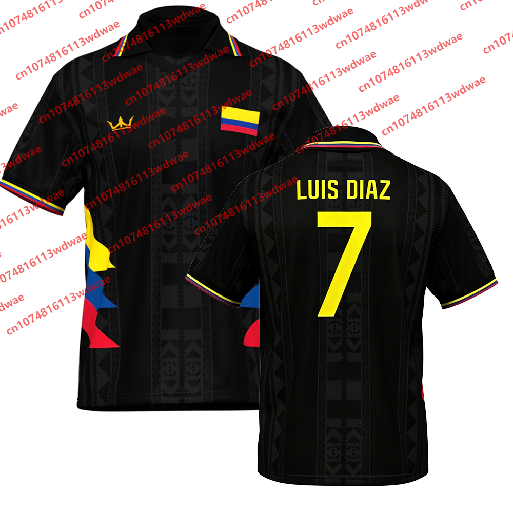 Kids Outdoor Activity Set - Colombia clothing Football Jersey Quick-Drying LUIS