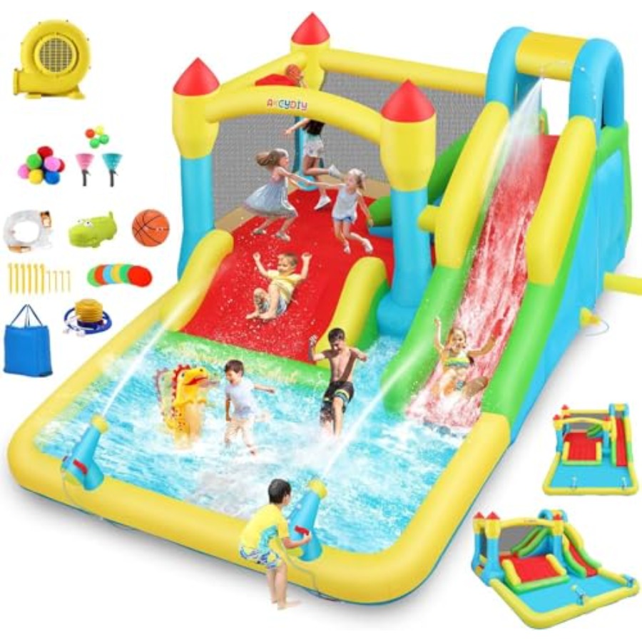 Outdoor/Indoor inflatable wate - Kids Outdoor Water Slide ulasan dan harga