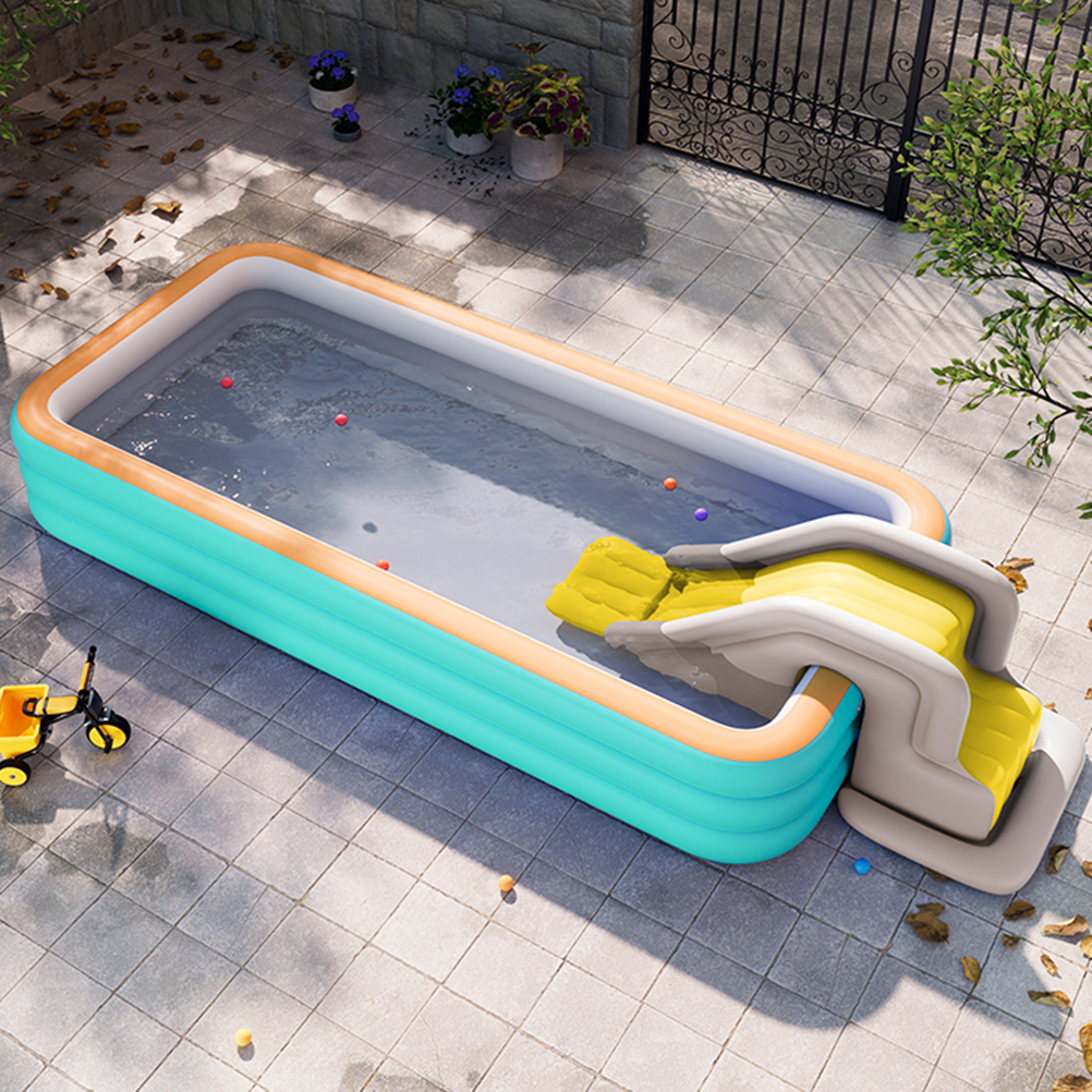 Inflatable Water Slide Compact - Kids Outdoor Water Slide ulasan dan harga