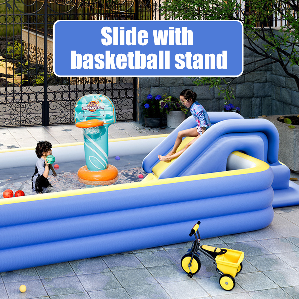 Inflatable Water Slide Compact - Kids Outdoor Water Slide ulasan dan harga