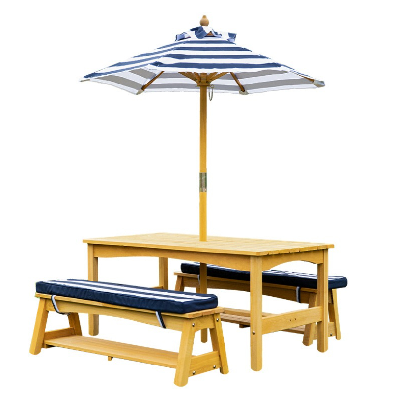 Manufactory Kids Outdoor Loung - Kids Outdoor Bench With Umbrella ulasan dan harga