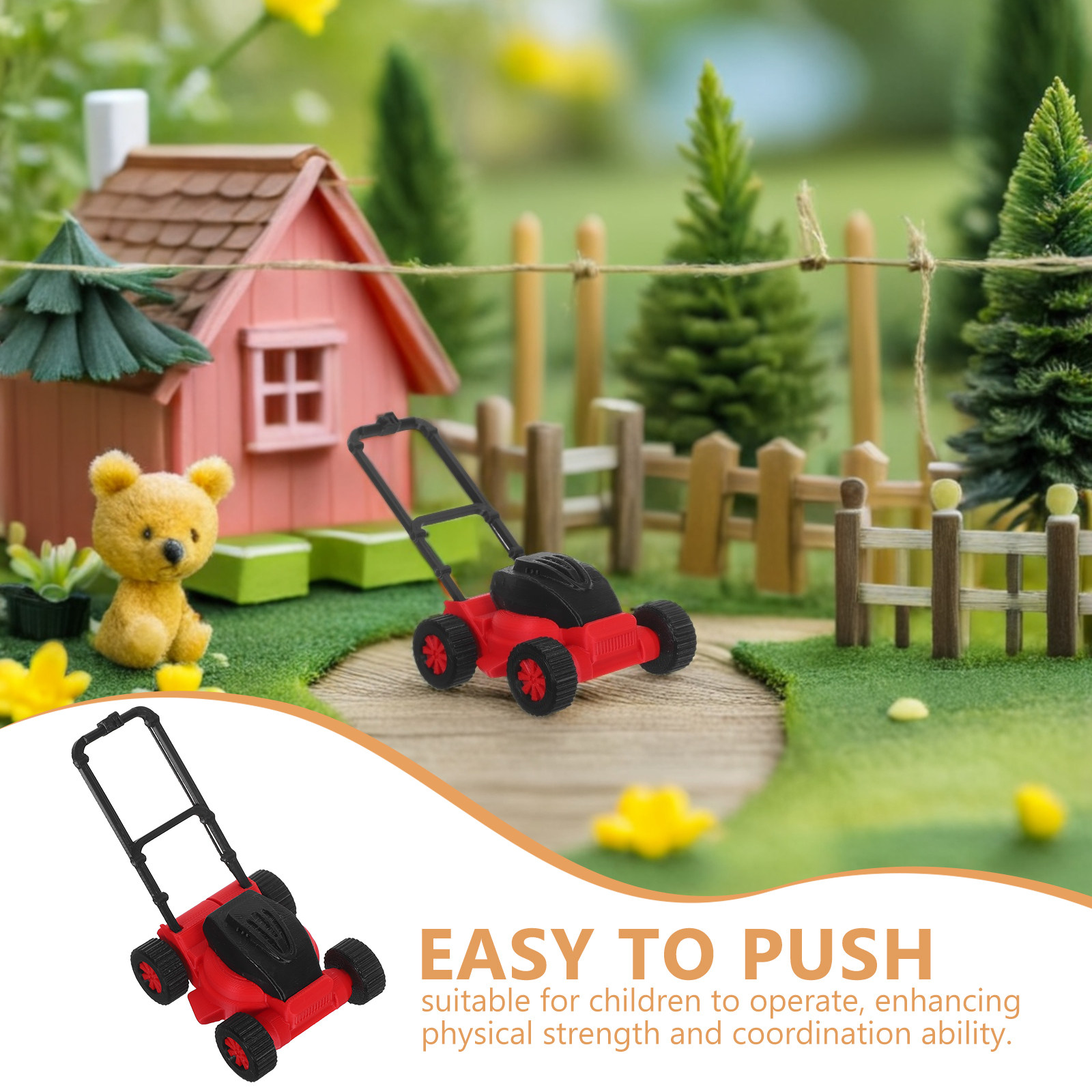 Miniature Lawn Mower Realistic - Kids Outdoor Lawn Mower ulasan dan harga