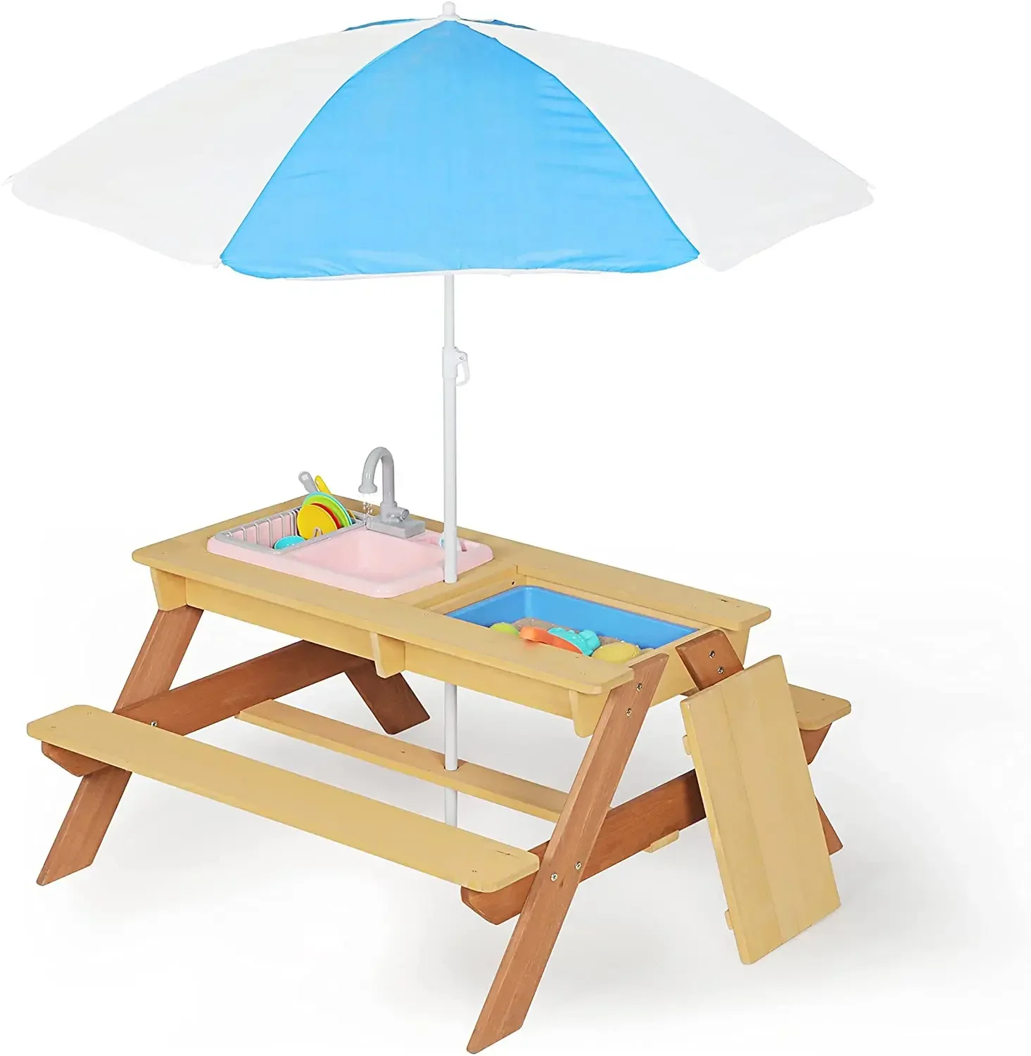 #Kids Picnic Table Outdoor Pat - Kids Outdoor Dining Set ulasan dan harga