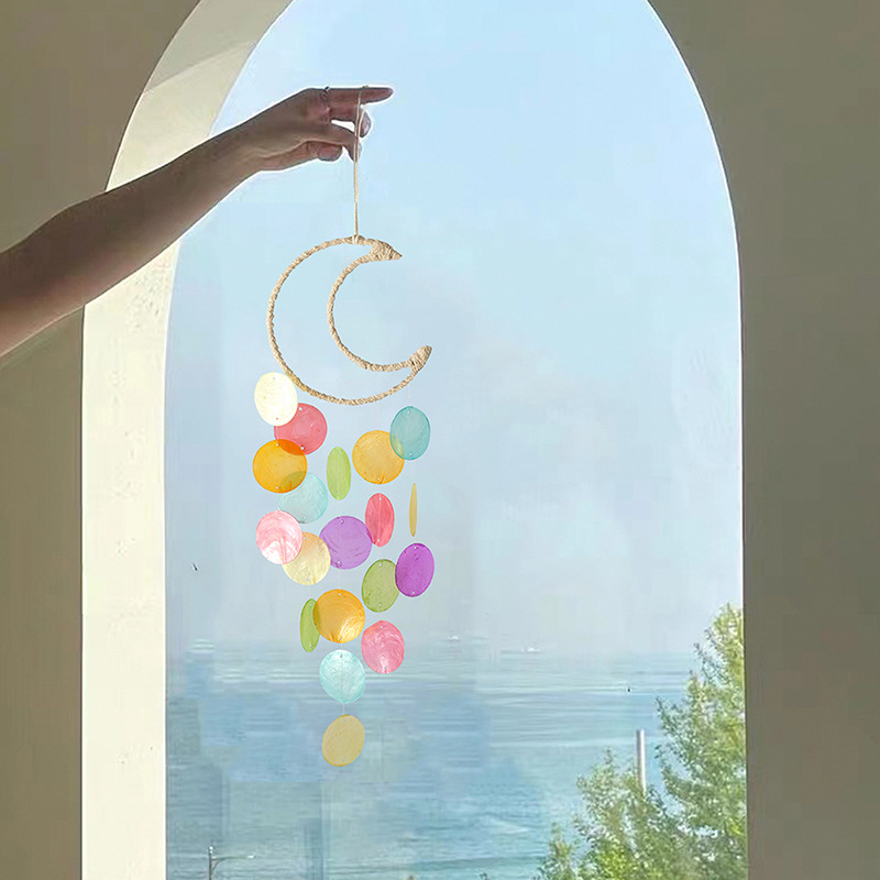 Seashell Wind Chimes Outdoor I - Kids Outdoor Fairy Garden ulasan dan harga