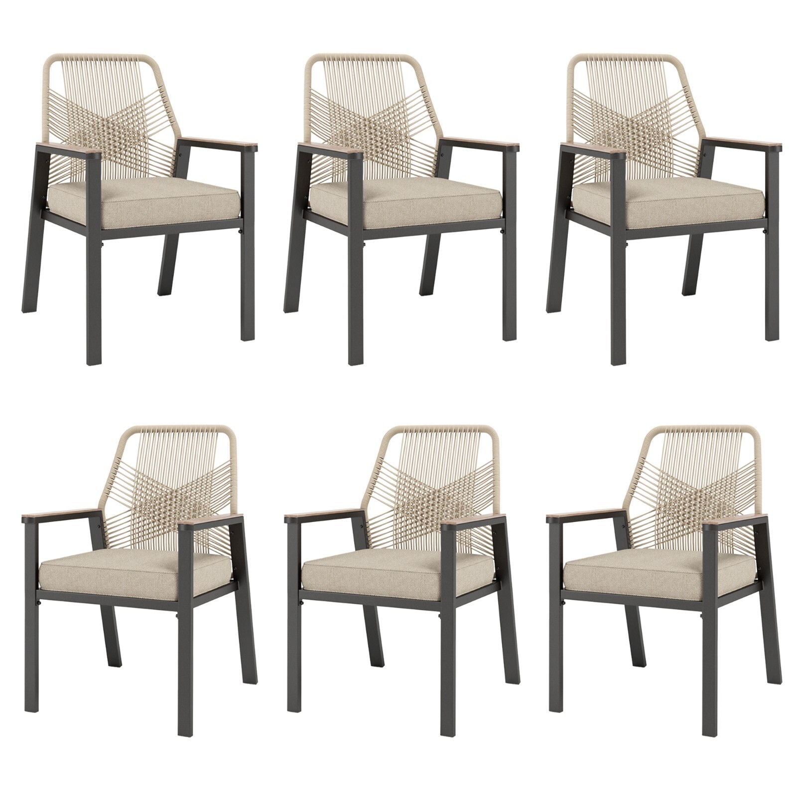 Patio Chairs Set of 6 Wicker R - Kids Outdoor Dining Set ulasan dan harga