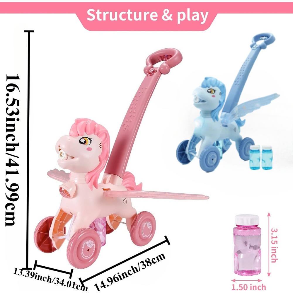 Pony Bubble Lawn Mower for Kid - Kids Outdoor Lawn Mower ulasan dan harga