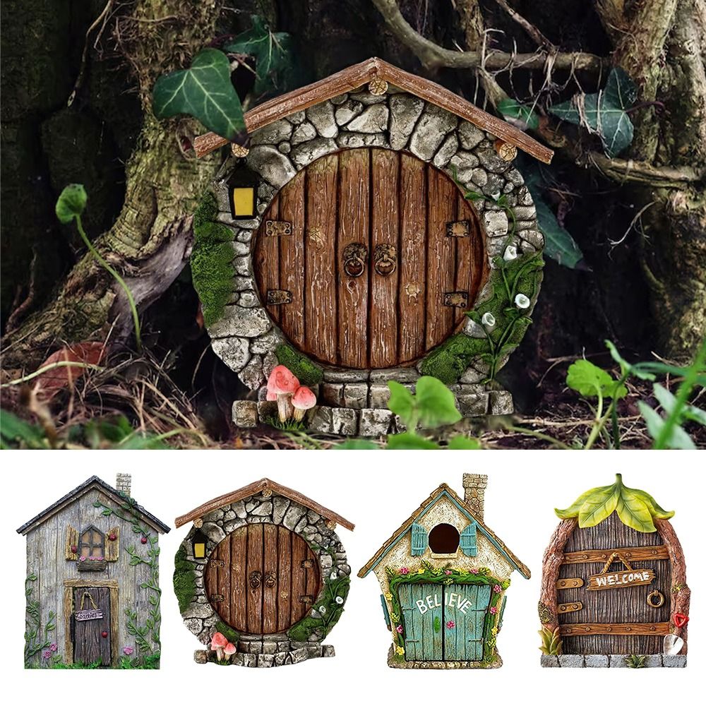 Engraved Design Wooden Miniatu - Kids Outdoor Fairy Garden ulasan dan harga