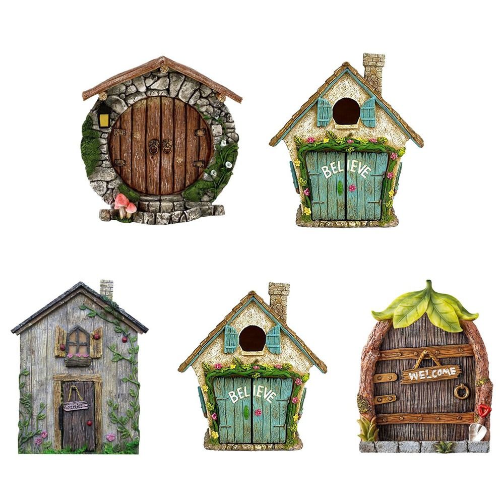 Engraved Design Wooden Miniatu - Kids Outdoor Fairy Garden ulasan dan harga