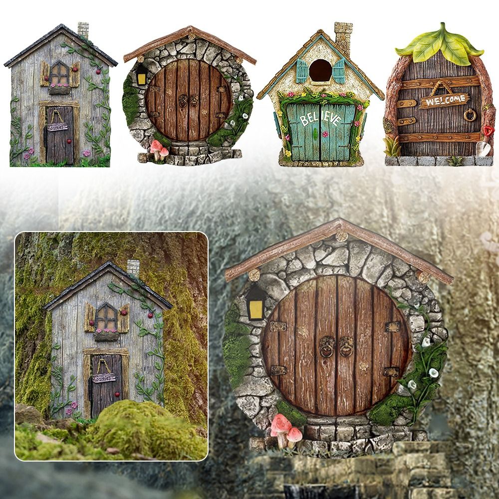 Engraved Design Wooden Miniatu - Kids Outdoor Fairy Garden ulasan dan harga