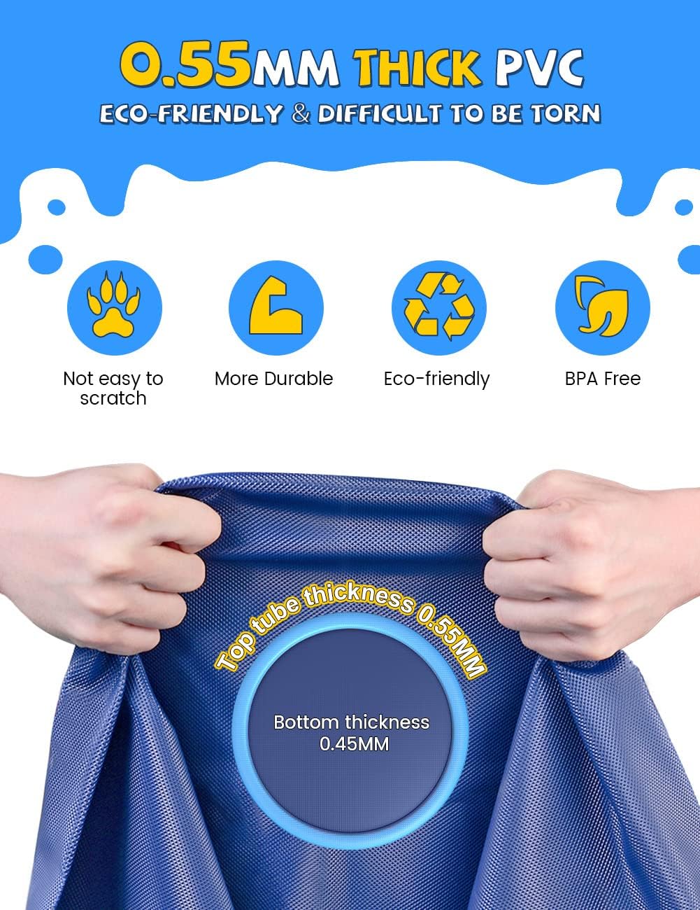 Non-Slip Splash Pad for Kids a - Kids Outdoor Water Play ulasan dan harga
