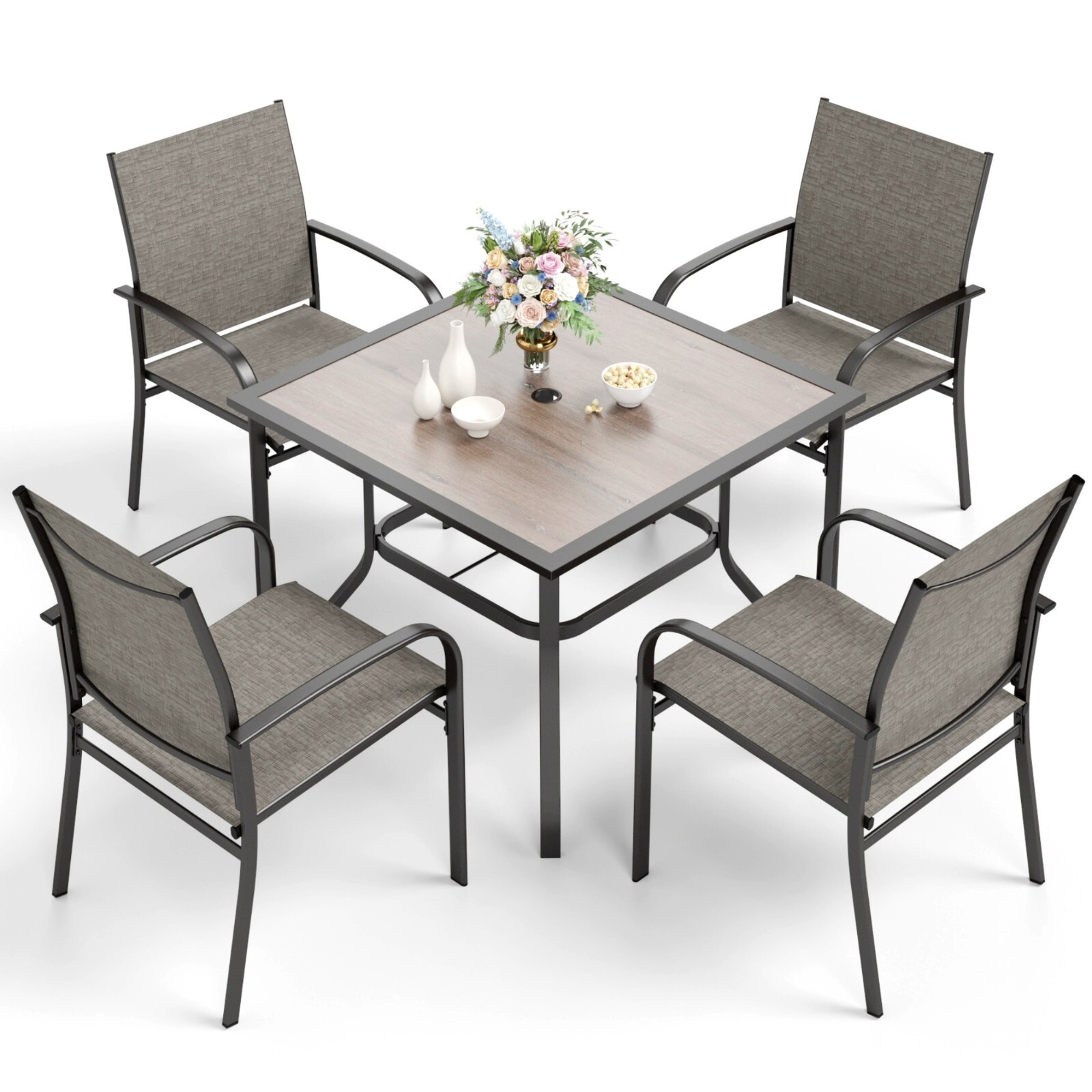 5 Piece Outdoor Dining Set Pat - Kids Outdoor Dining Set ulasan dan harga