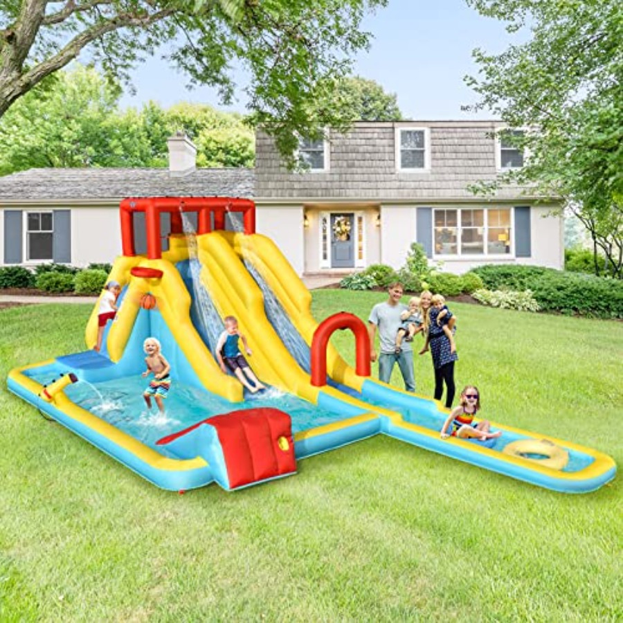 Outdoor inflatable water slide - Kids Outdoor Water Slide ulasan dan harga