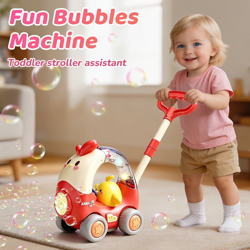Toddler Chicken Bubble Machine - Kids Outdoor Lawn Mower ulasan dan harga