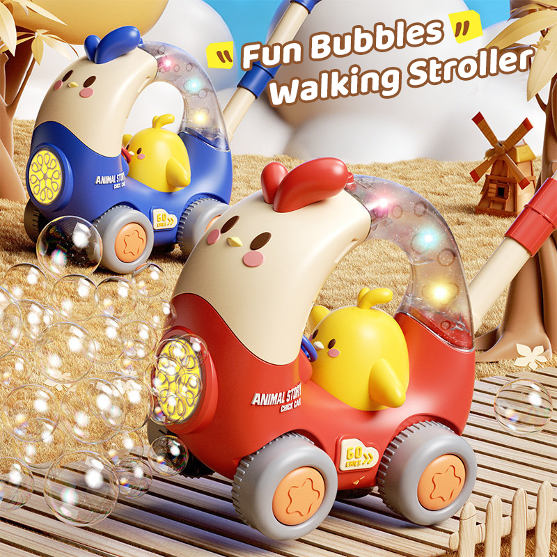 Toddler Chicken Bubble Machine - Kids Outdoor Lawn Mower ulasan dan harga