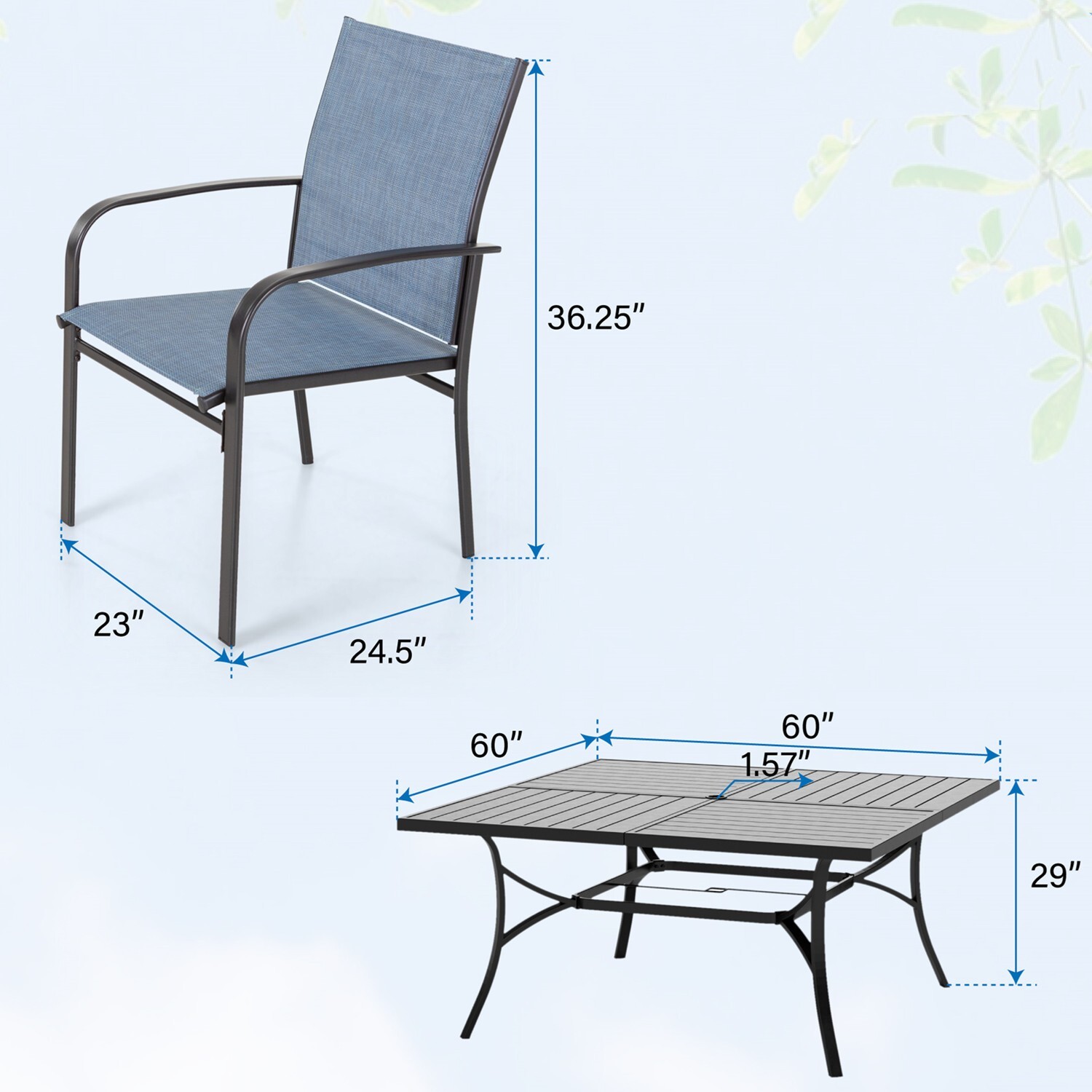 9 Piece Patio Furniture Set Ou - Kids Outdoor Dining Set ulasan dan harga