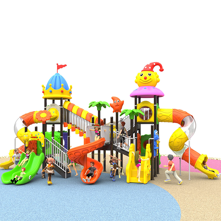 Outdoor Colorful Plastic Slide - Kids Outdoor Adventure Park ulasan dan harga