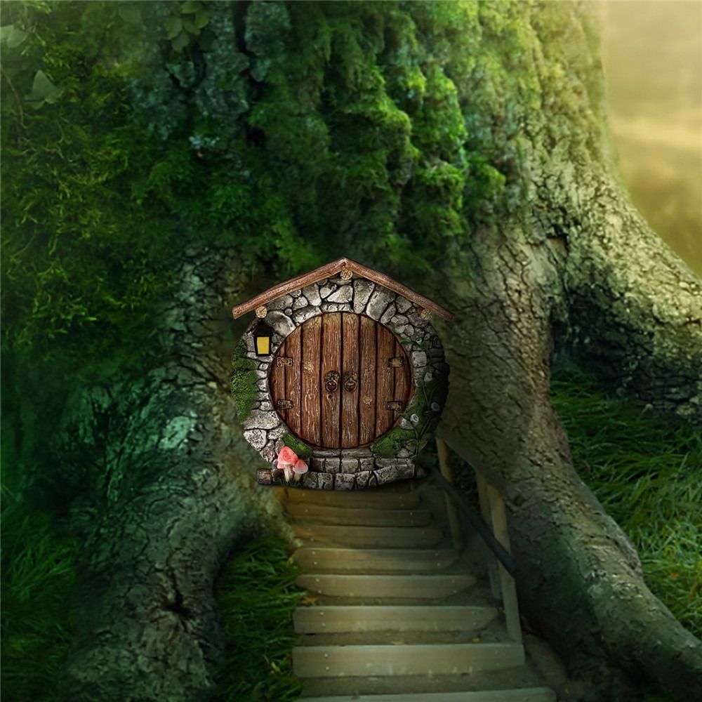 Engraved Design Wooden Miniatu - Kids Outdoor Fairy Garden ulasan dan harga