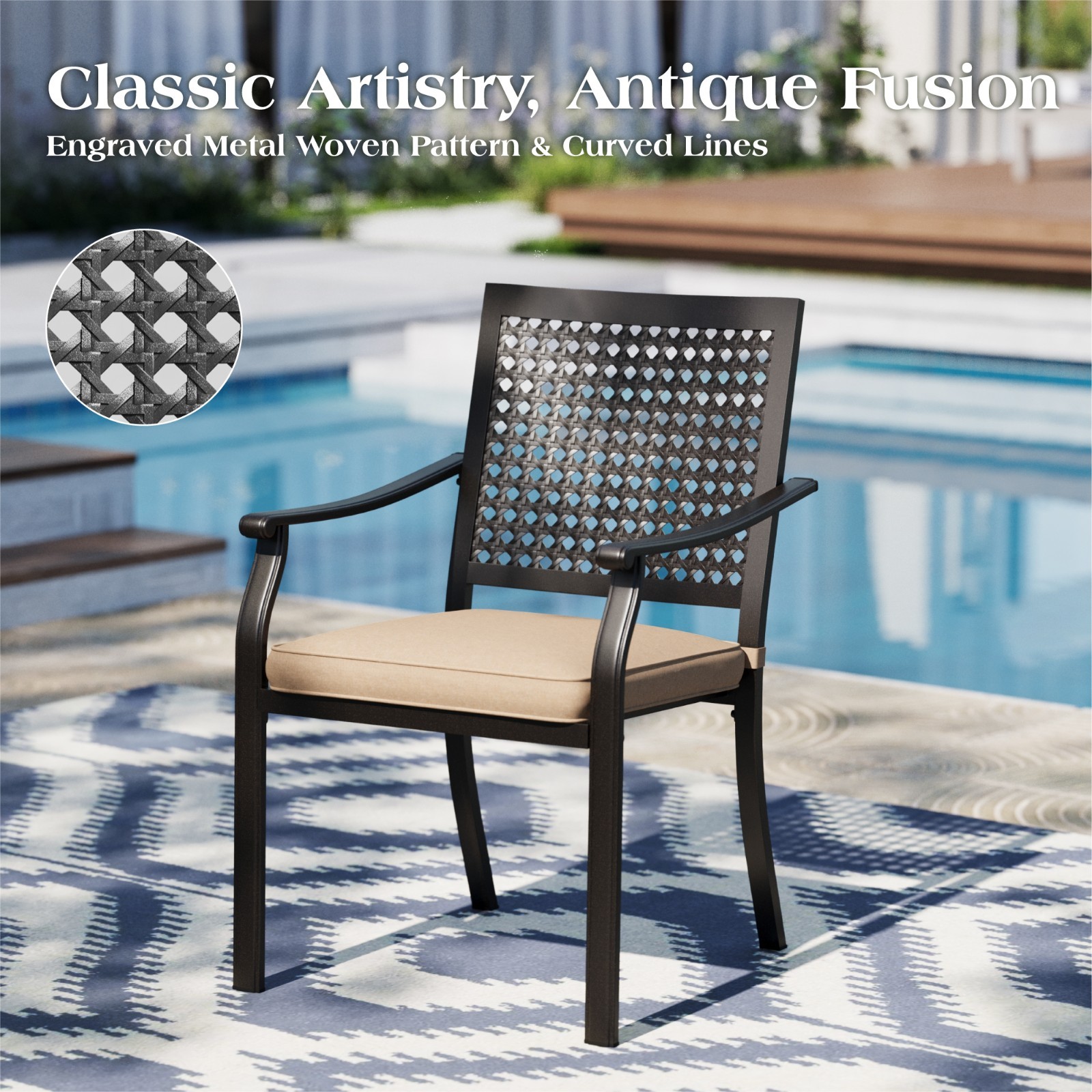 Outdoor Dining Chairs Set of 2 - Kids Outdoor Dining Set ulasan dan harga