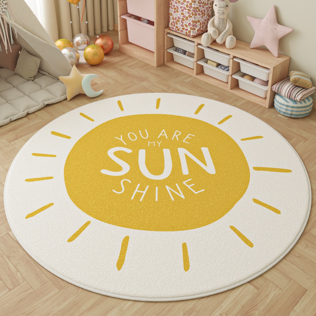 Fun in the Park Kids Round Rug - Kids Outdoor Adventure Park ulasan dan harga