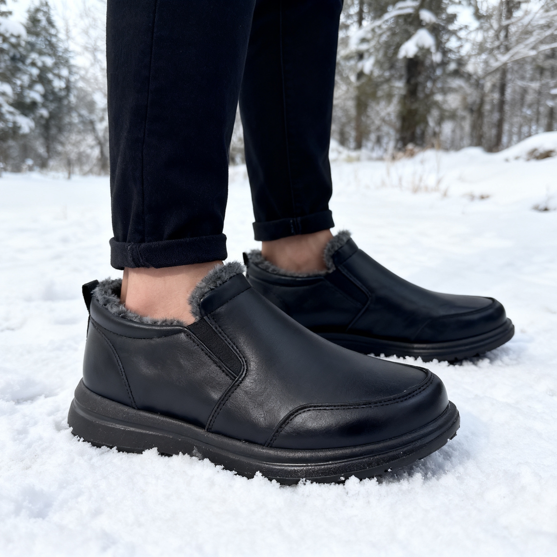Men's Faux Fur Lined Winter An - Kids Outdoor Shoes ulasan dan harga