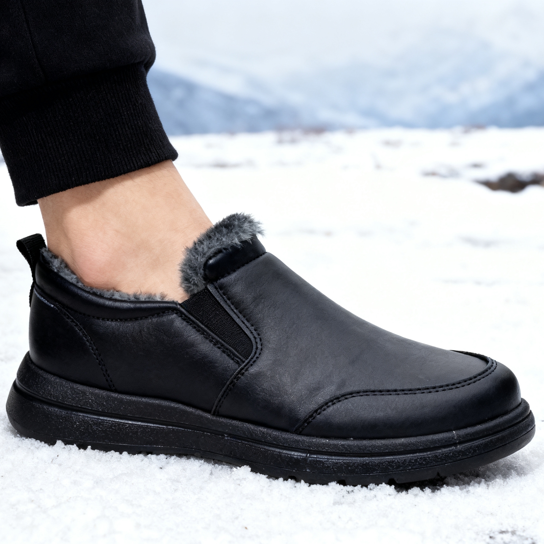 Men's Faux Fur Lined Winter An - Kids Outdoor Shoes ulasan dan harga
