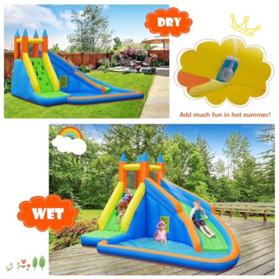 Backyard outdoor inflatable wa - Kids Outdoor Water Slide ulasan dan harga