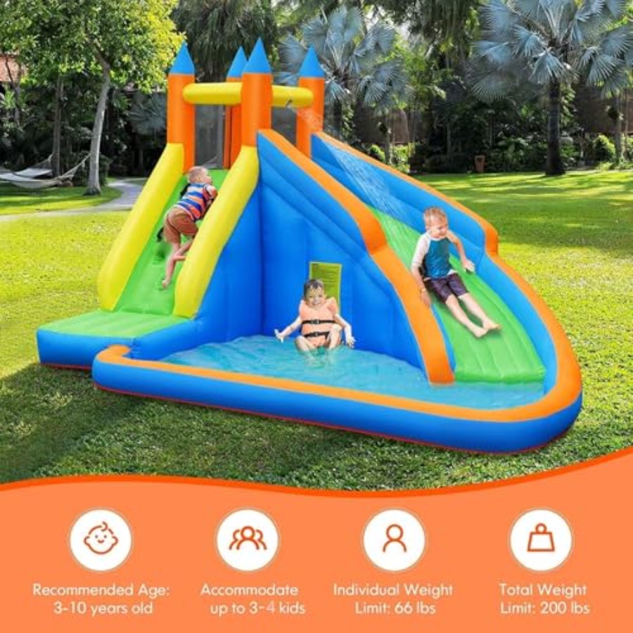 Backyard outdoor inflatable wa - Kids Outdoor Water Slide ulasan dan harga