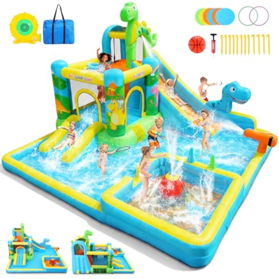 Outdoor backyard inflatable wa - Kids Outdoor Water Slide ulasan dan harga