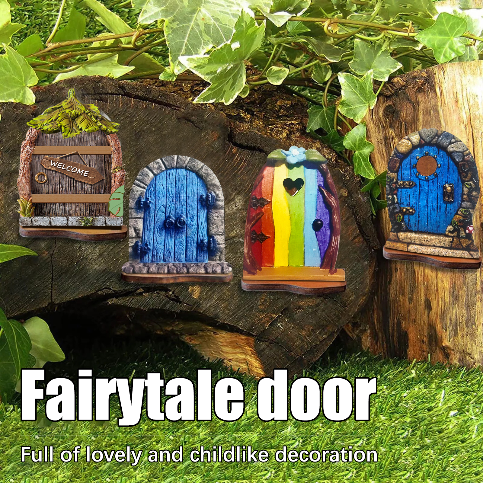 Miniature Fairy Doors for Tree - Kids Outdoor Fairy Garden ulasan dan harga