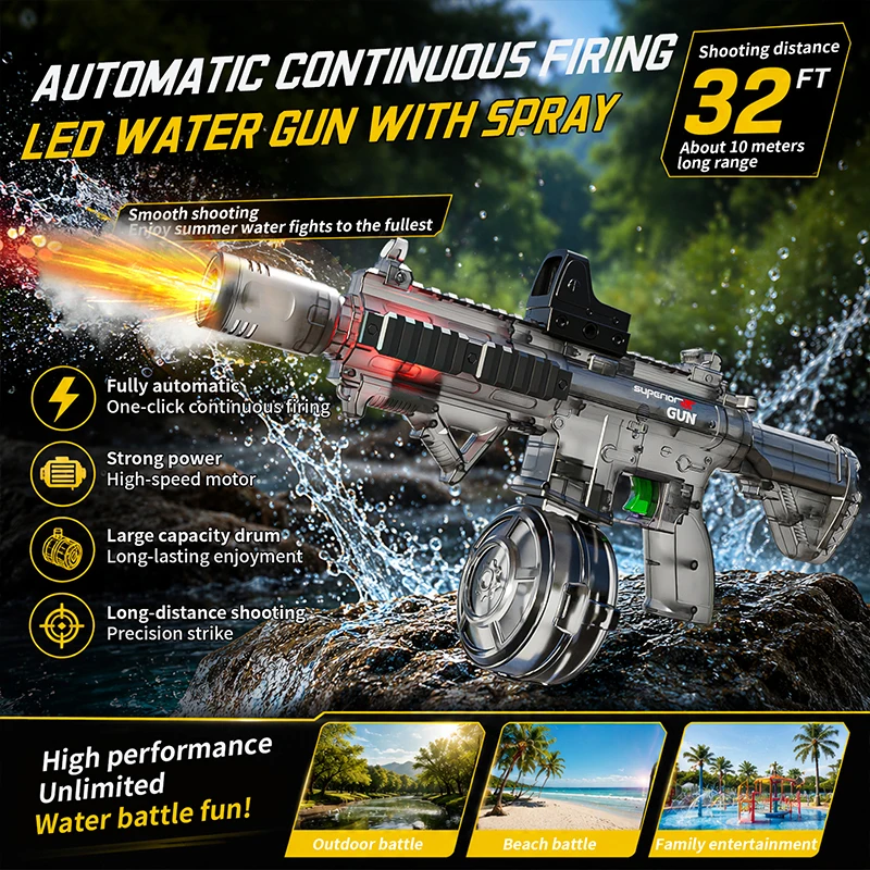 Simulated Firing Electric Wate - Kids Outdoor Water Play ulasan dan harga