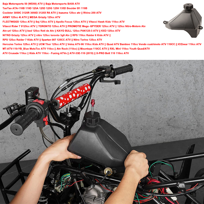 Gas Fuel Petrol Tank For 50cc  - Kids Outdoor Quad ulasan dan harga