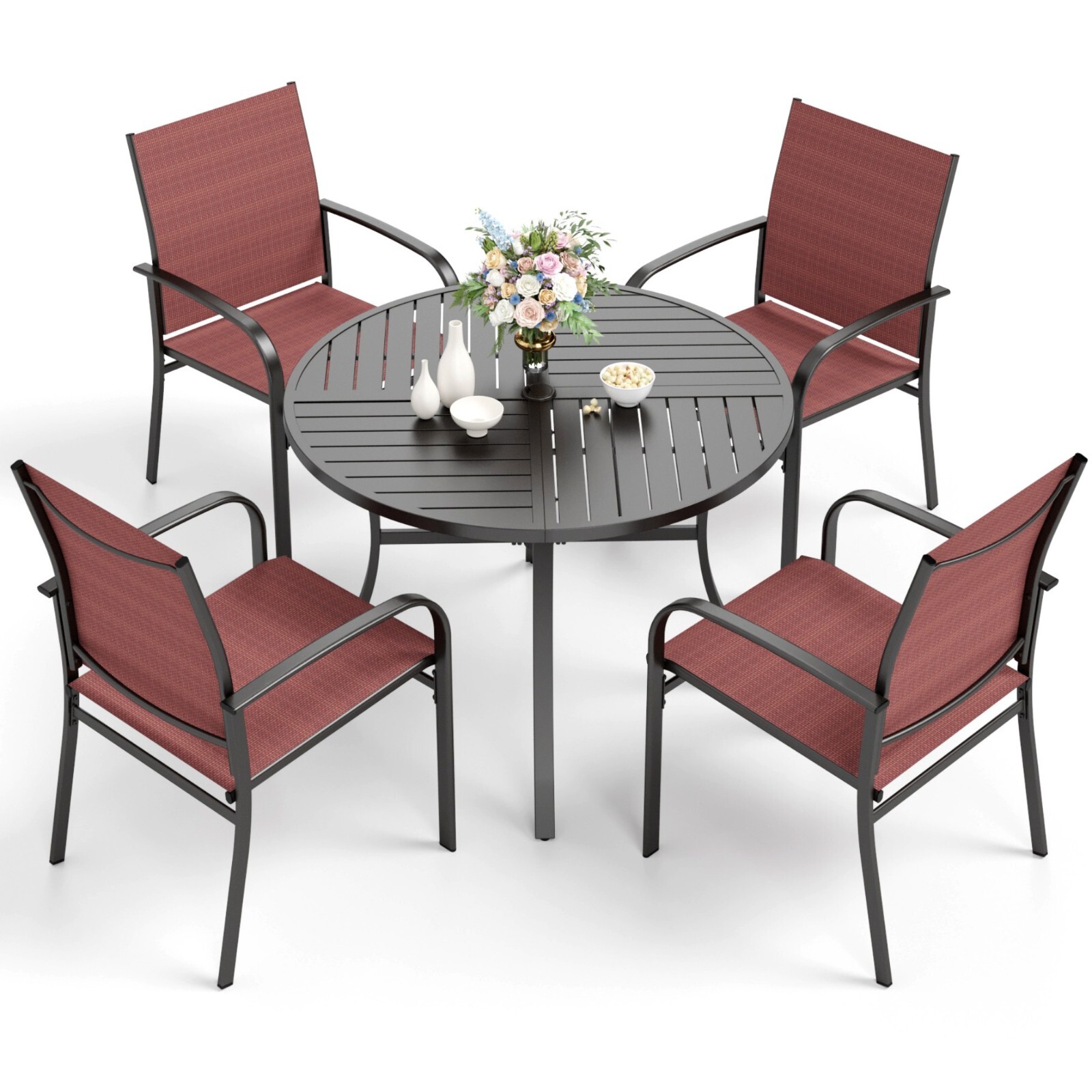 5 Piece Outdoor Dining Set Pat - Kids Outdoor Dining Set ulasan dan harga