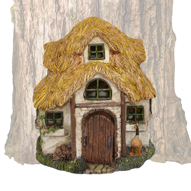Fairy Garden House Wooden Tree - Kids Outdoor Fairy Garden ulasan dan harga
