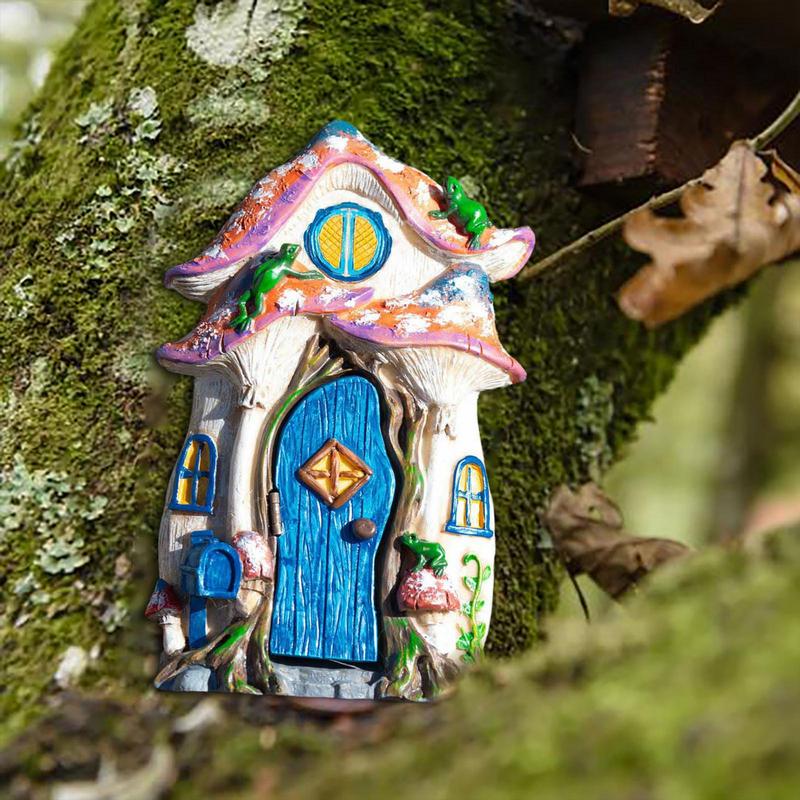 Fairy Garden House Wooden Tree - Kids Outdoor Fairy Garden ulasan dan harga