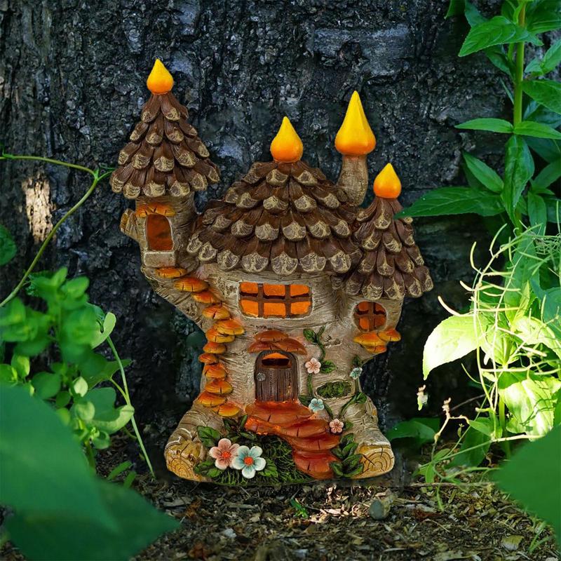 Fairy Garden House Wooden Tree - Kids Outdoor Fairy Garden ulasan dan harga