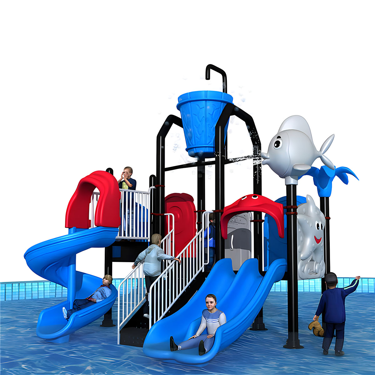 Commercial Aquatic Adventure K - Kids Outdoor Adventure Park ulasan dan harga