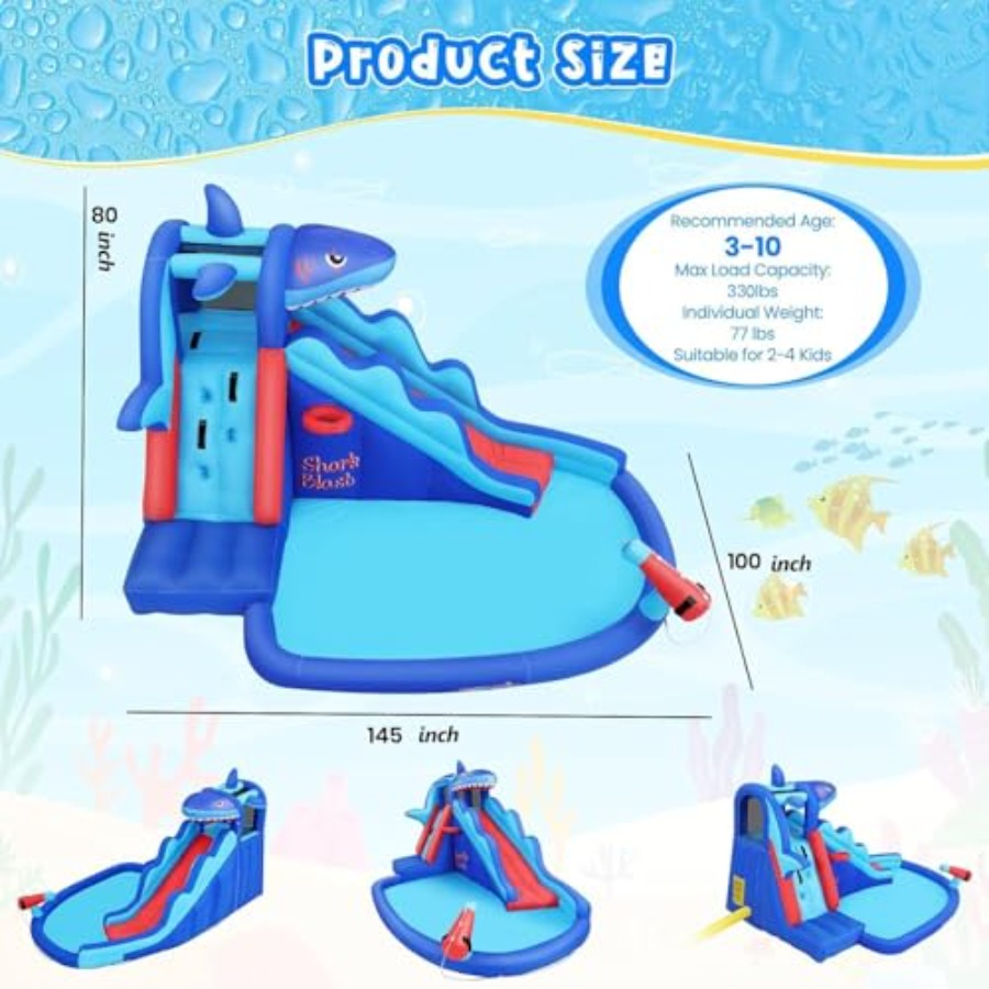 Outdoor/Indoor inflatable wate - Kids Outdoor Water Slide ulasan dan harga