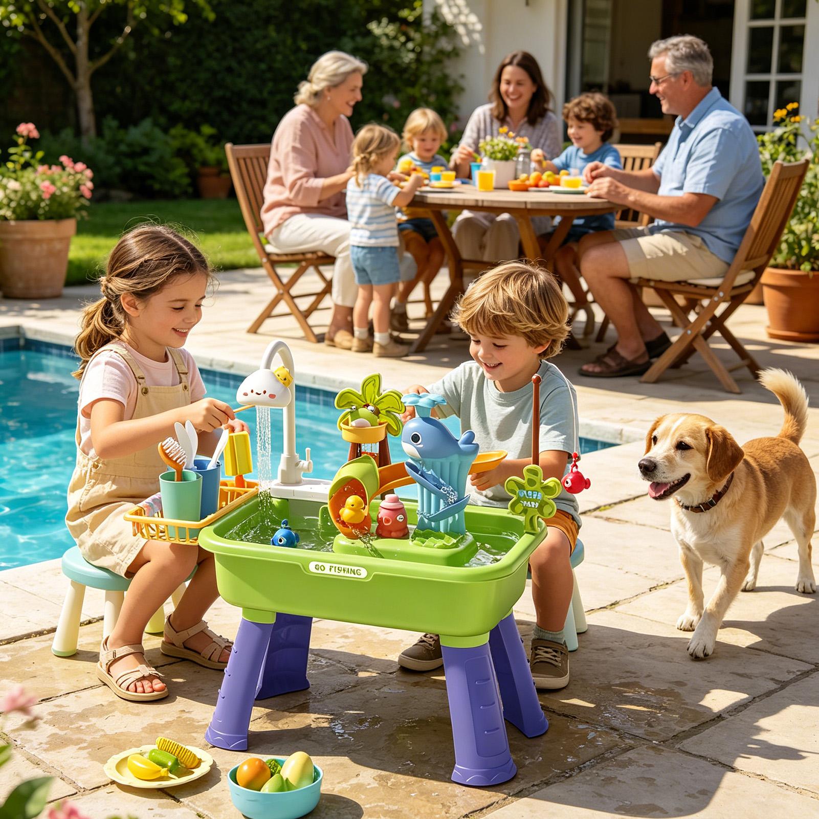 Water Table For Kids With Pump - Kids Outdoor Water Play Table ulasan dan harga
