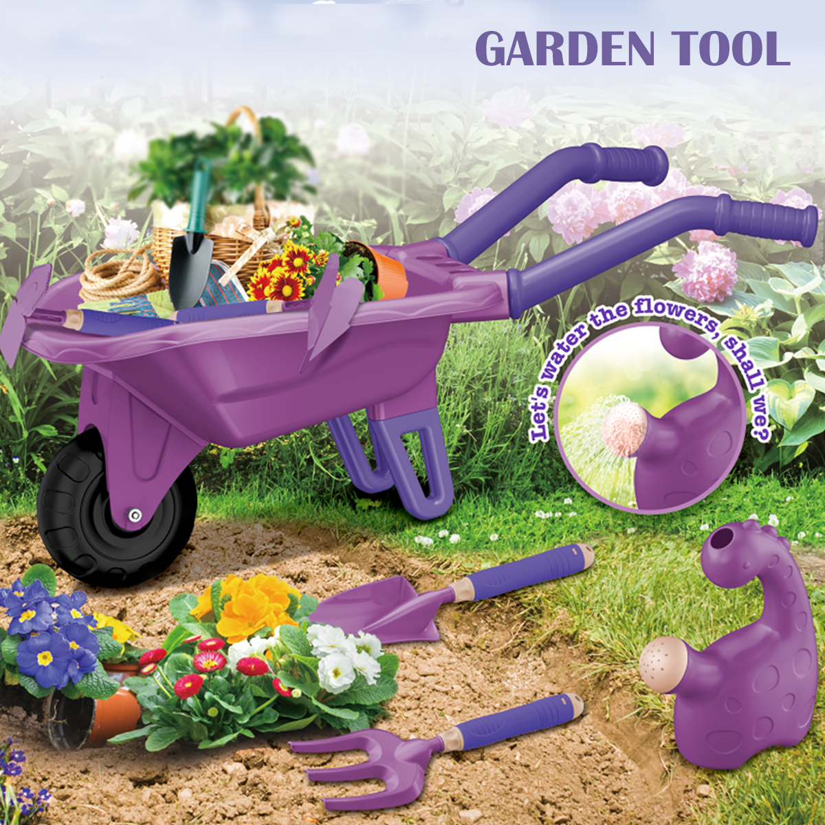 Gardening Tool Set Toys for ki - Kids Outdoor Exercise Equipment ulasan dan harga