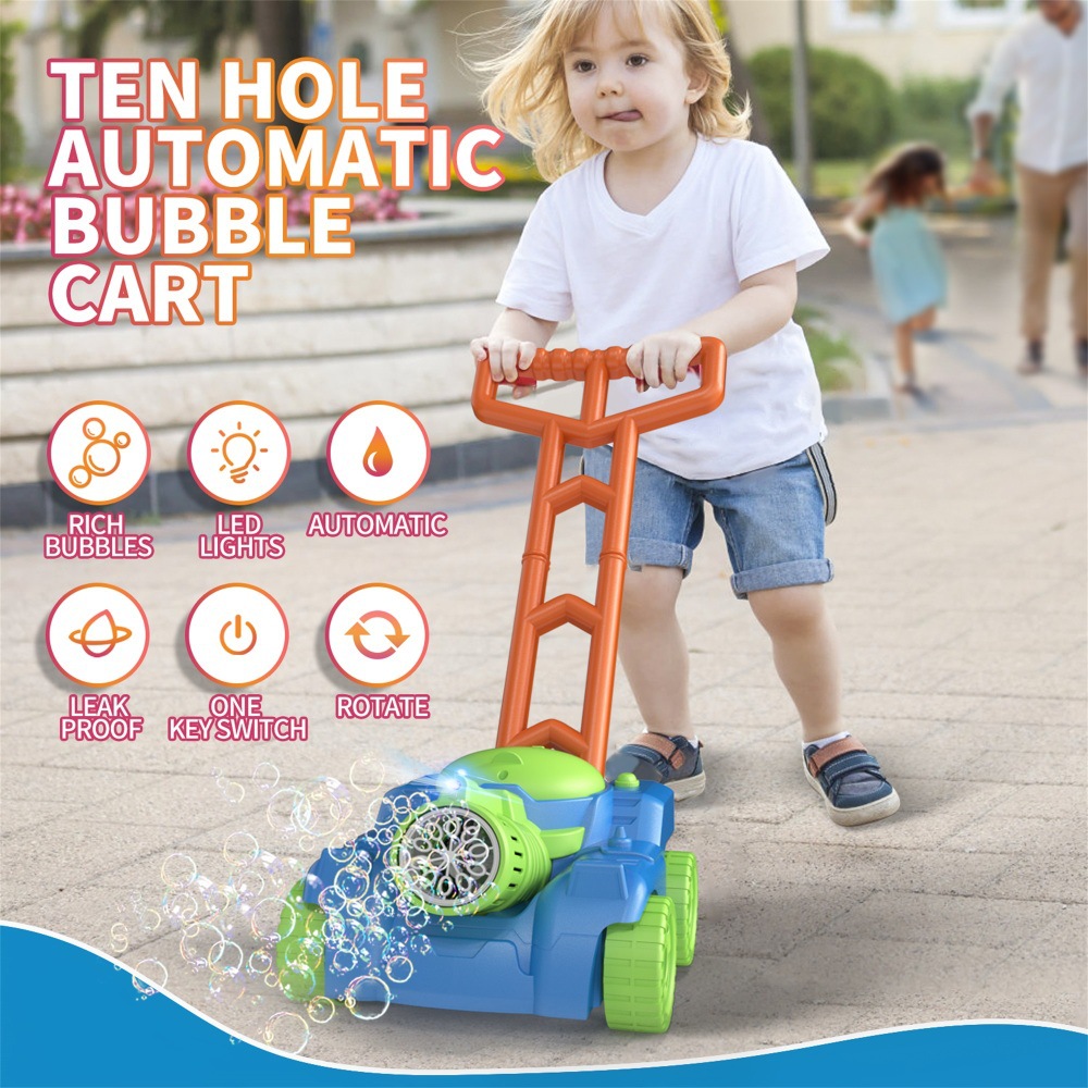 Tank Trolley Automatic Bubble  - Kids Outdoor Lawn Mower ulasan dan harga