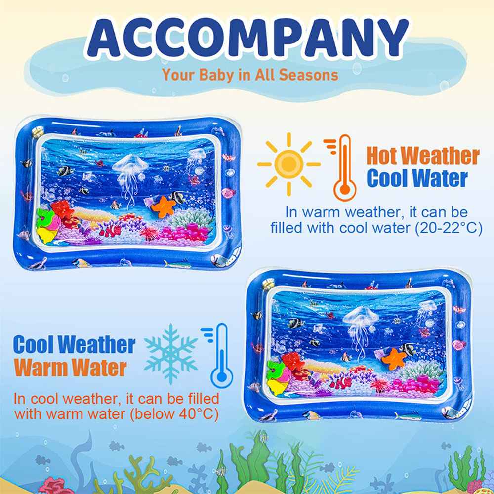 1pc Inflatable PVC Playing Mat - Kids Outdoor Water Play Table ulasan dan harga