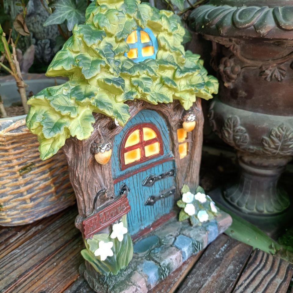 Wooden Miniature Fairy Gnome E - Kids Outdoor Fairy Garden ulasan dan harga