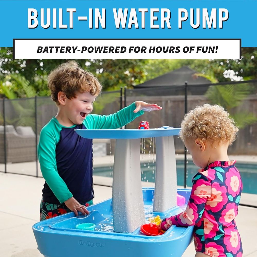 GoSports Water Table With Pump - Kids Outdoor Water Play Table ulasan dan harga
