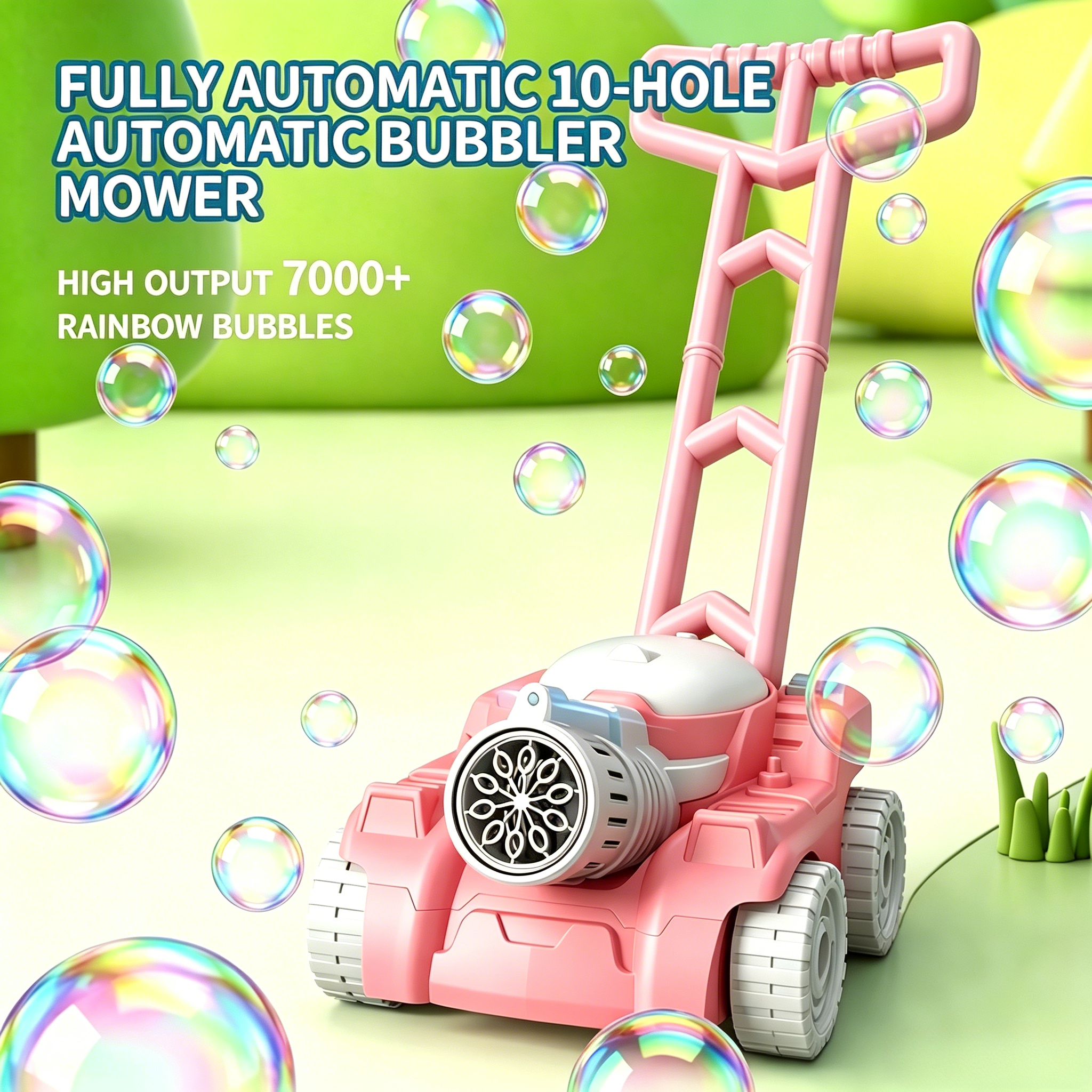 1Pc Bubble Lawn Mower, kids pu - Kids Outdoor Lawn Mower ulasan dan harga